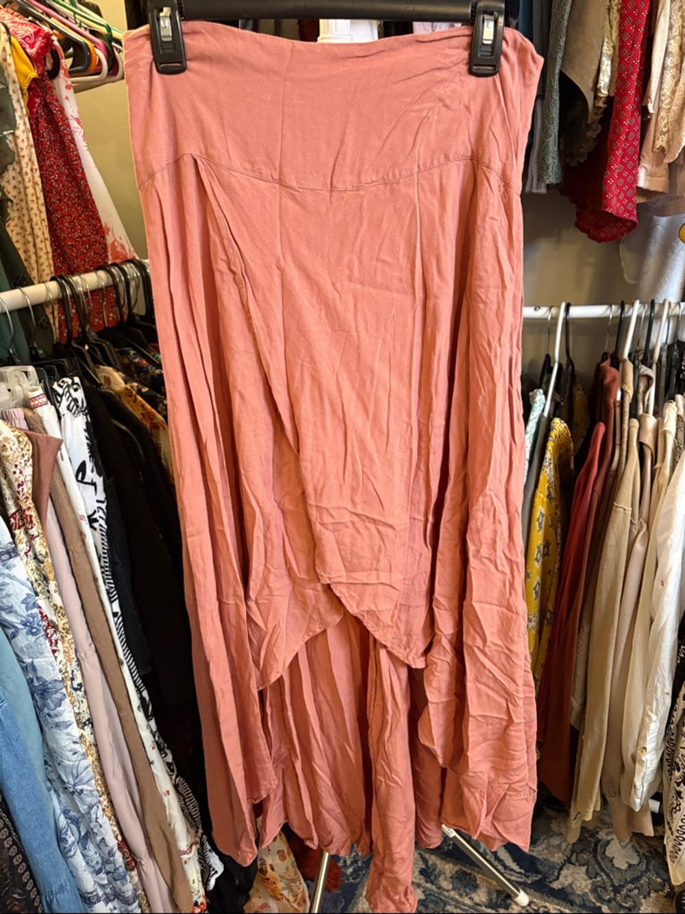 O'Neill Dusty Rose Asymmetrical High-Low Skirt